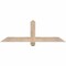 Ekena Millwork Eugene Smooth Timber Gable Bracket, Douglas Fir, 48"W x 16"H x 3 1/2"D x 3 1/2"F, 8/12 Pitch GBW048X16X0404EUG00SDF - alternate 1